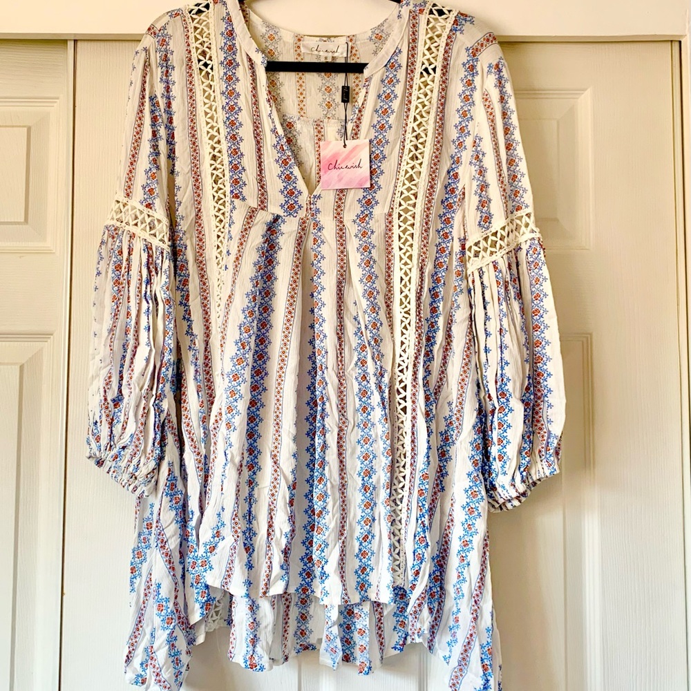Chicwish Boho Peasant Top